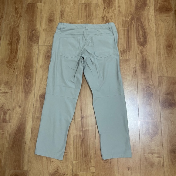 Lululemon Men Sand Gray Pants 33" Waist New without Tag - Picture 2 of 10